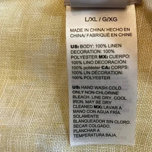 Chicos Linen Paisley Ruana Wrap - Picture 5 of 6